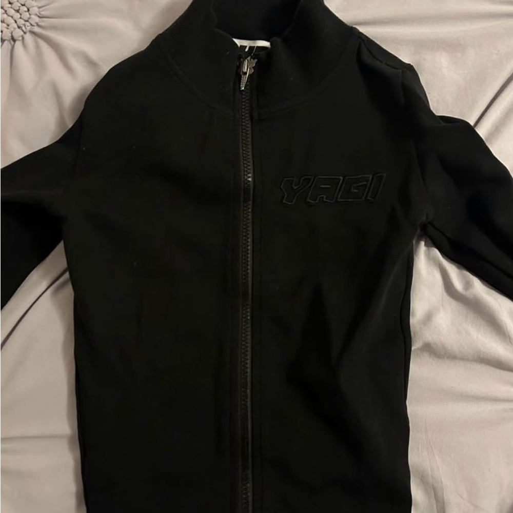 XS black Yagi sweater